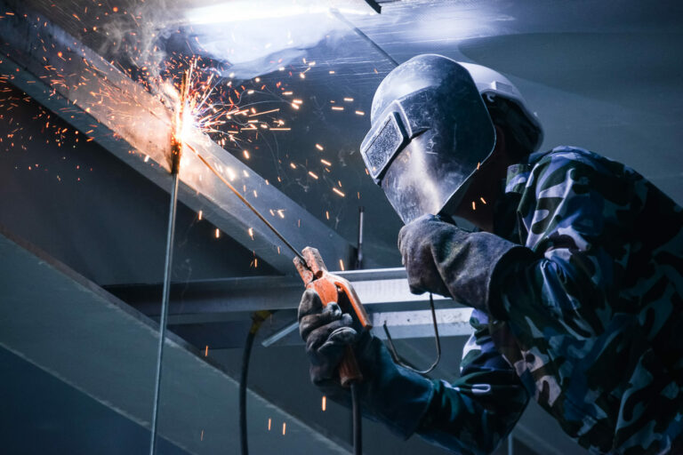 Arc,Welding,Of,A,Steel,In,Construction, Site