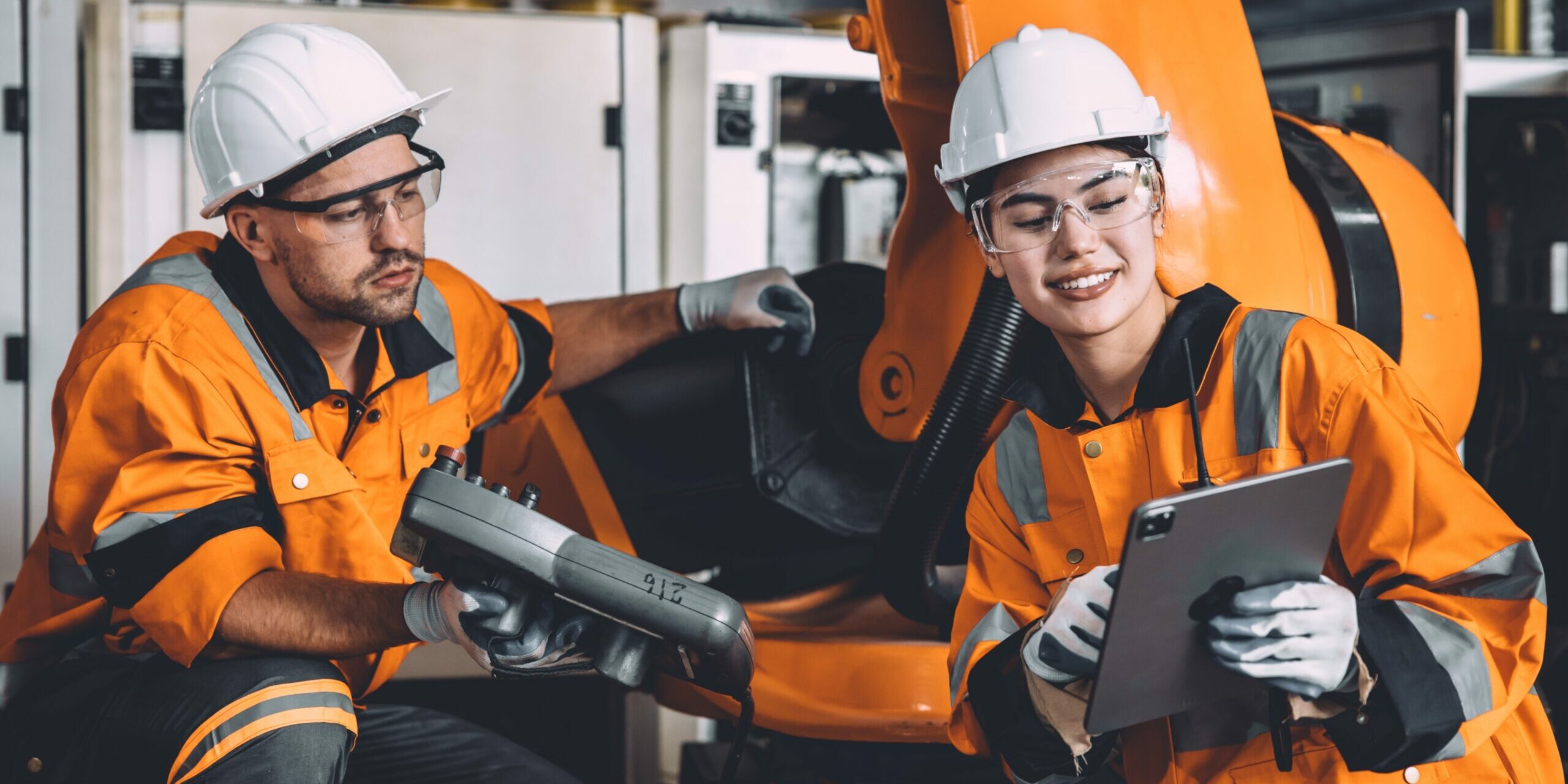 Cobot Schweißer bei der Arbeit